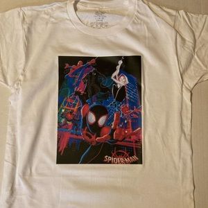 Boys custom Spider-Man t shirt size large (14-16)